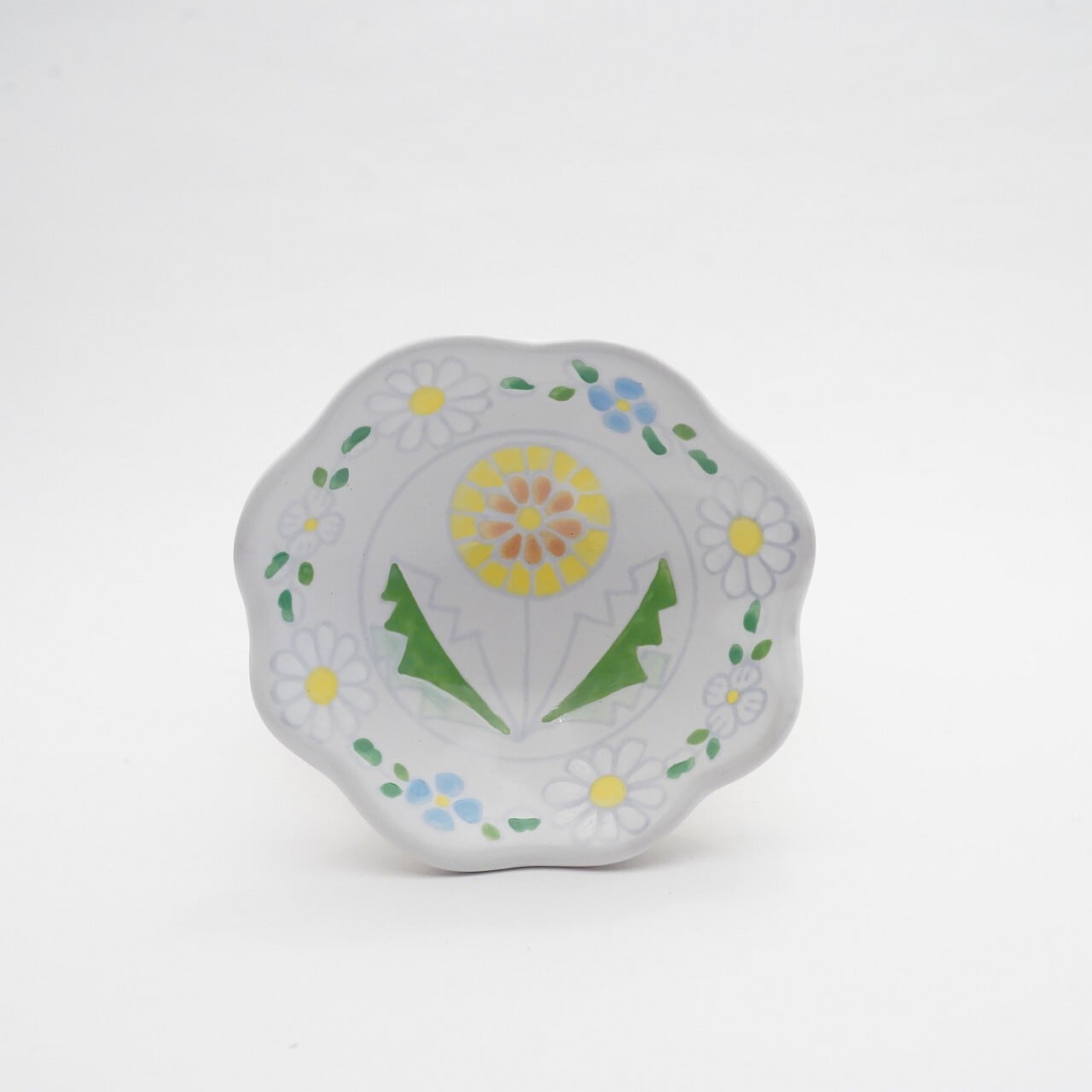 【木村扶由子】豆皿タンポポ 6-E