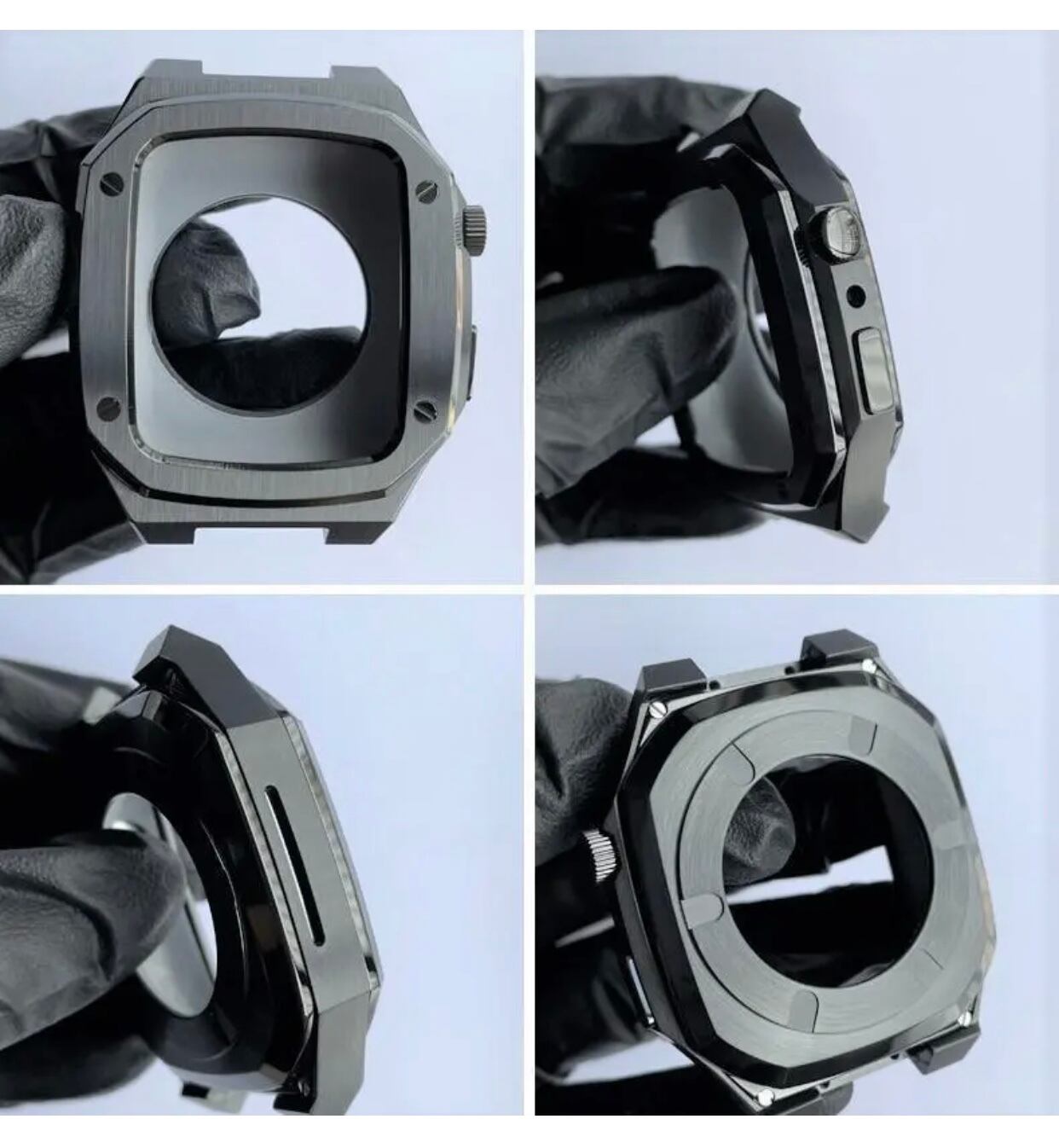 【ローズ】アンプル シュリンク Apple Watch レザーバンド【38mm/40mm/41mm/42mm, S/M