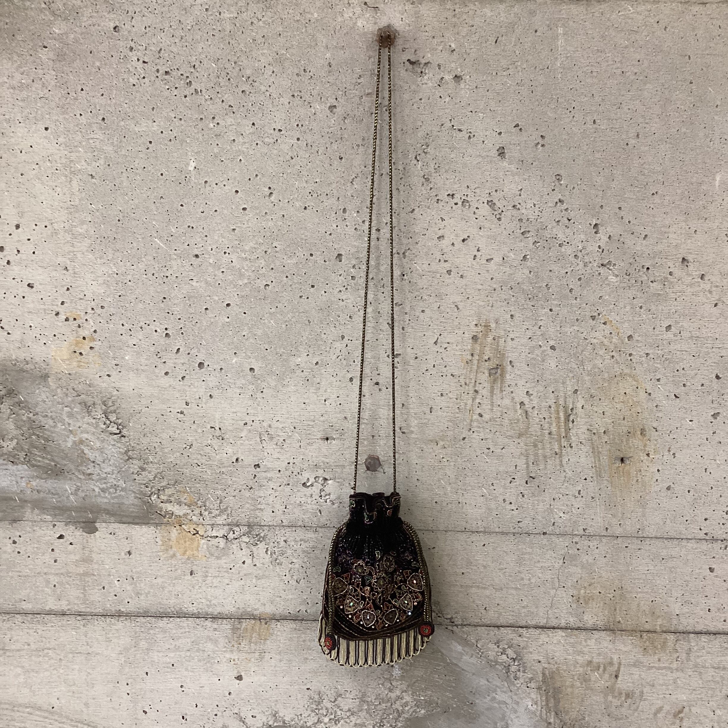 Beaded Drawstring Bag