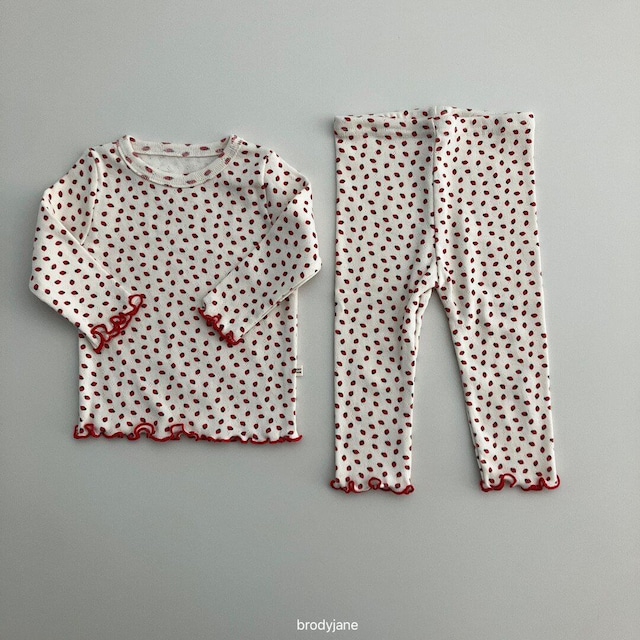 【取寄】brodyjane|jacquard berry set|ジャカードベリーセット|S-M|1-3y|26 autumn