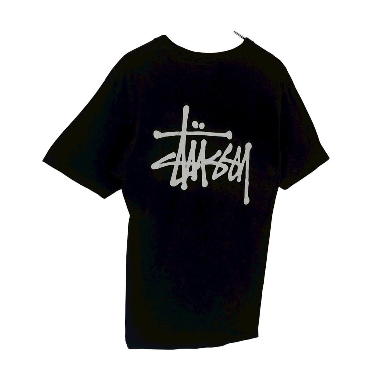 stussy ステューシー Tシャツ M バックロゴ プリント ショーンフォント
