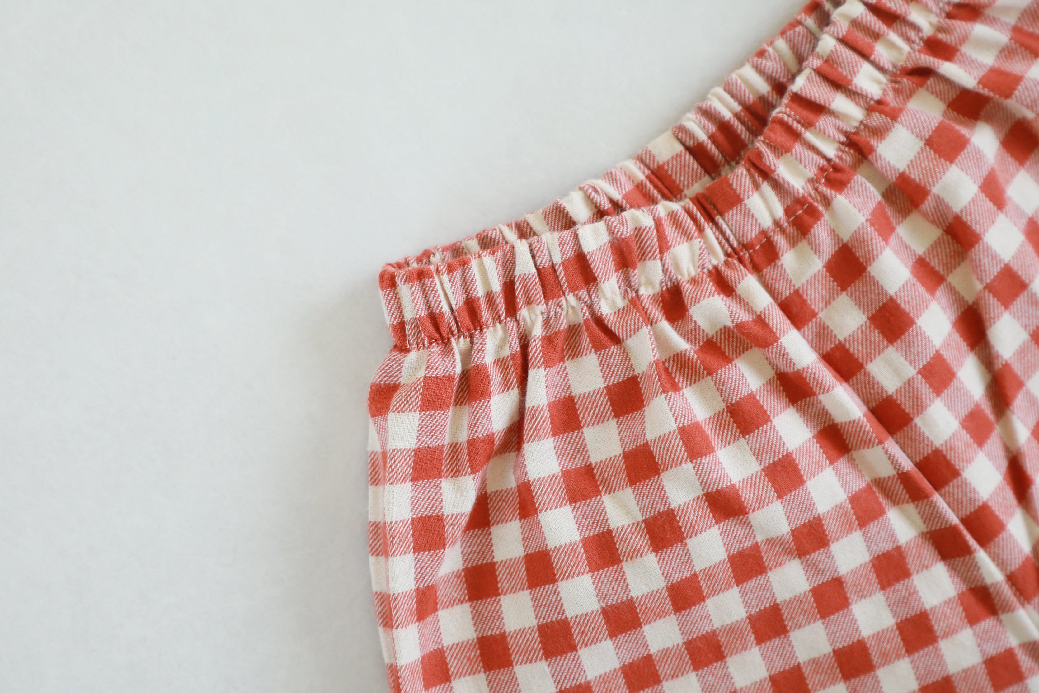 organic zoo 24aw ギンガムチェック パンツ フリル organic zoo チェックフリルパンツ organic zoo チェックパンツ