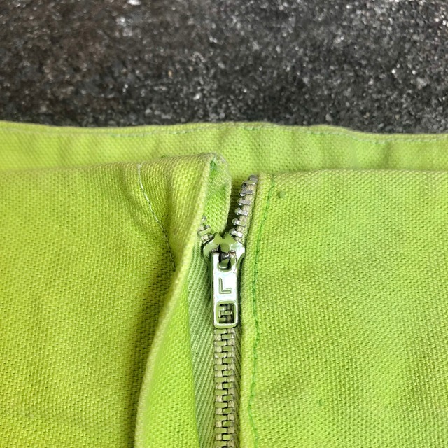 60's green short pants