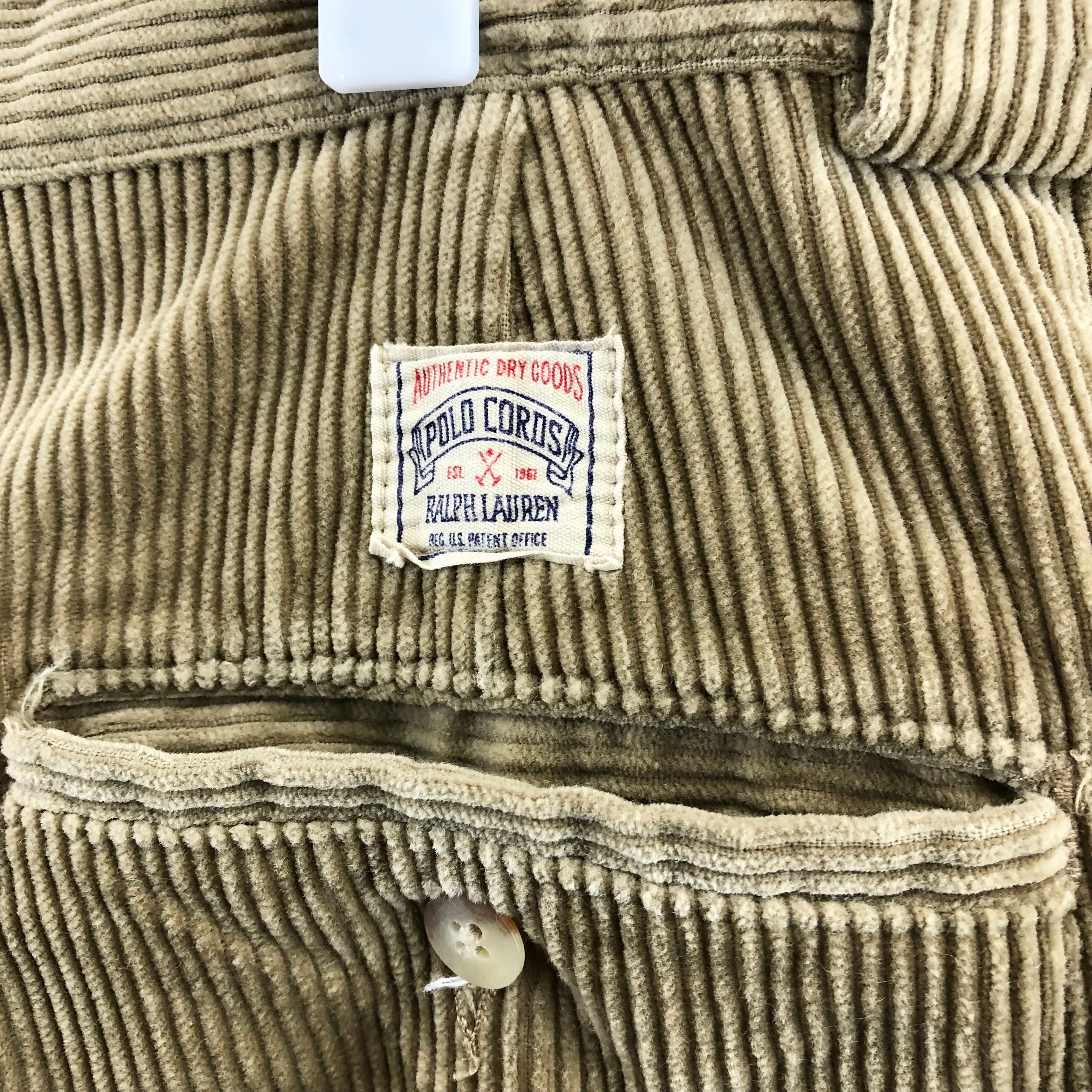 USA製 POLO RALPH LAUREN 』 太畝 コーデュロイ ワイド タック USA製 POLO RALPH LAUREN 』 太畝 コーデュロイ ワイド タック