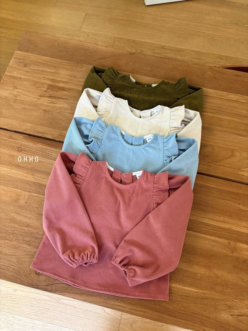 ohho［取寄］soft corduroy blouse 26autumn