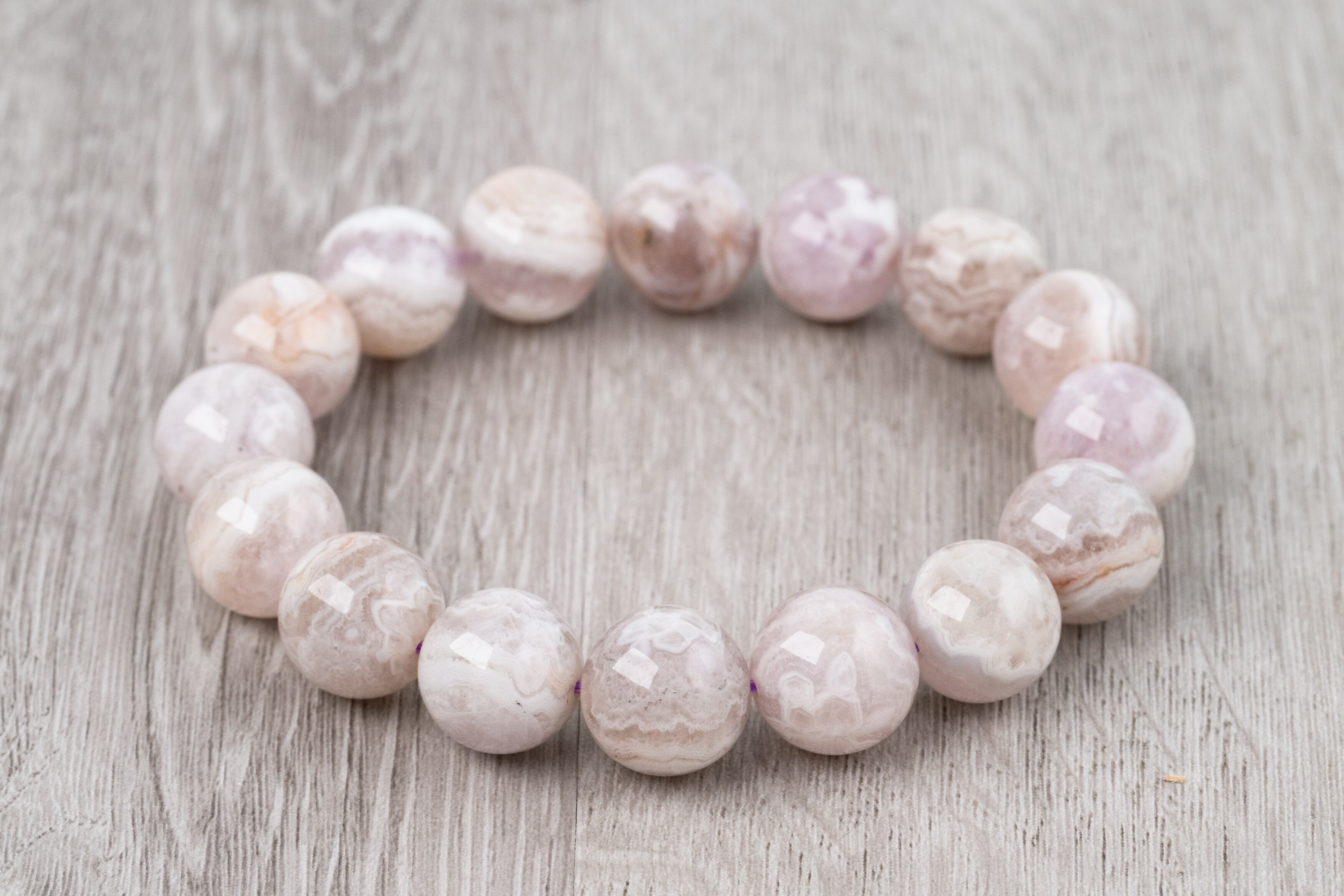 ◇一点物◇クレイジーレースアゲート（アメジスト） 13.5mm