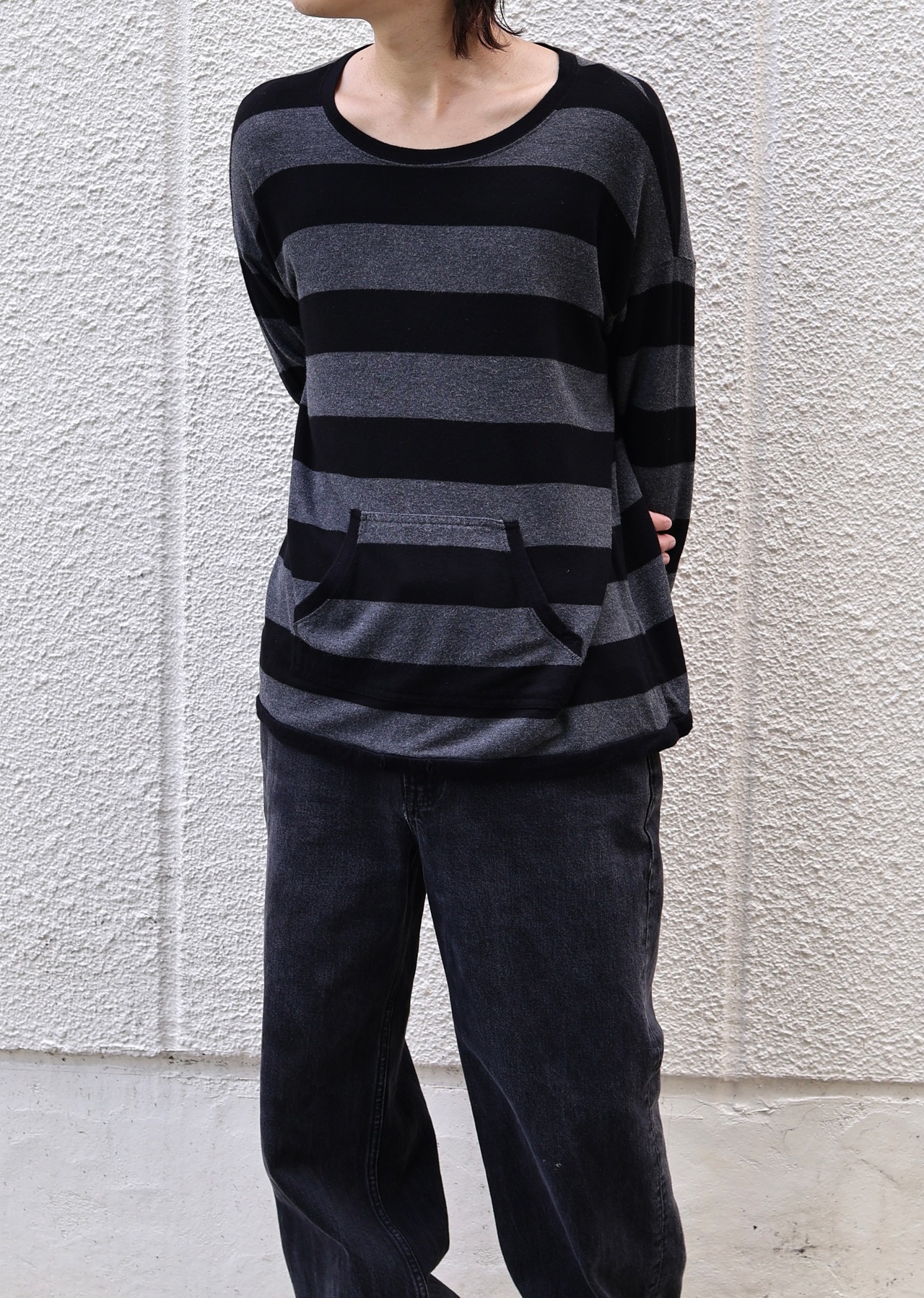 design border long shirt