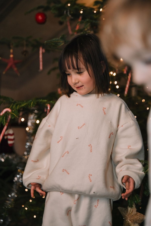 ［6-24M］Studio Boheme Paris  - OURS SWEAT-SHIRT / Candy Cane