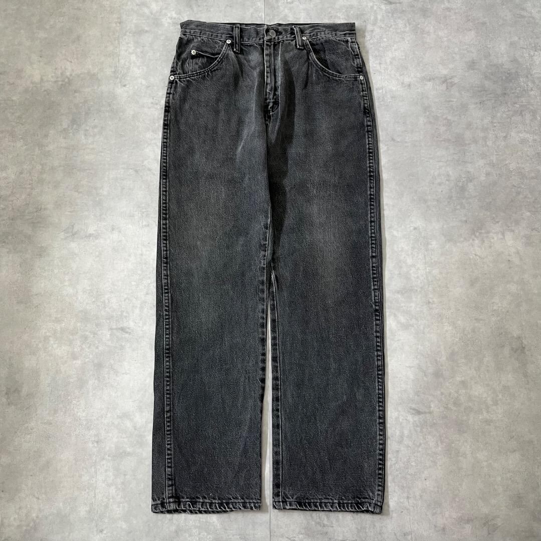 Wrangler ラングラー W32 ブラック デニム 古着 黒 16368