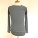 Dual Warm Crew Neck Round L/S T-shirts　Gray