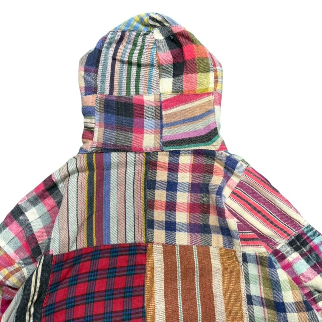 80s~90s patchwork anorak jacket | hollow