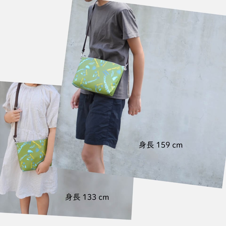 2WAYサコッシュポーチ◇撥水軽量素材 | リトルピカソ｜子どもの絵で