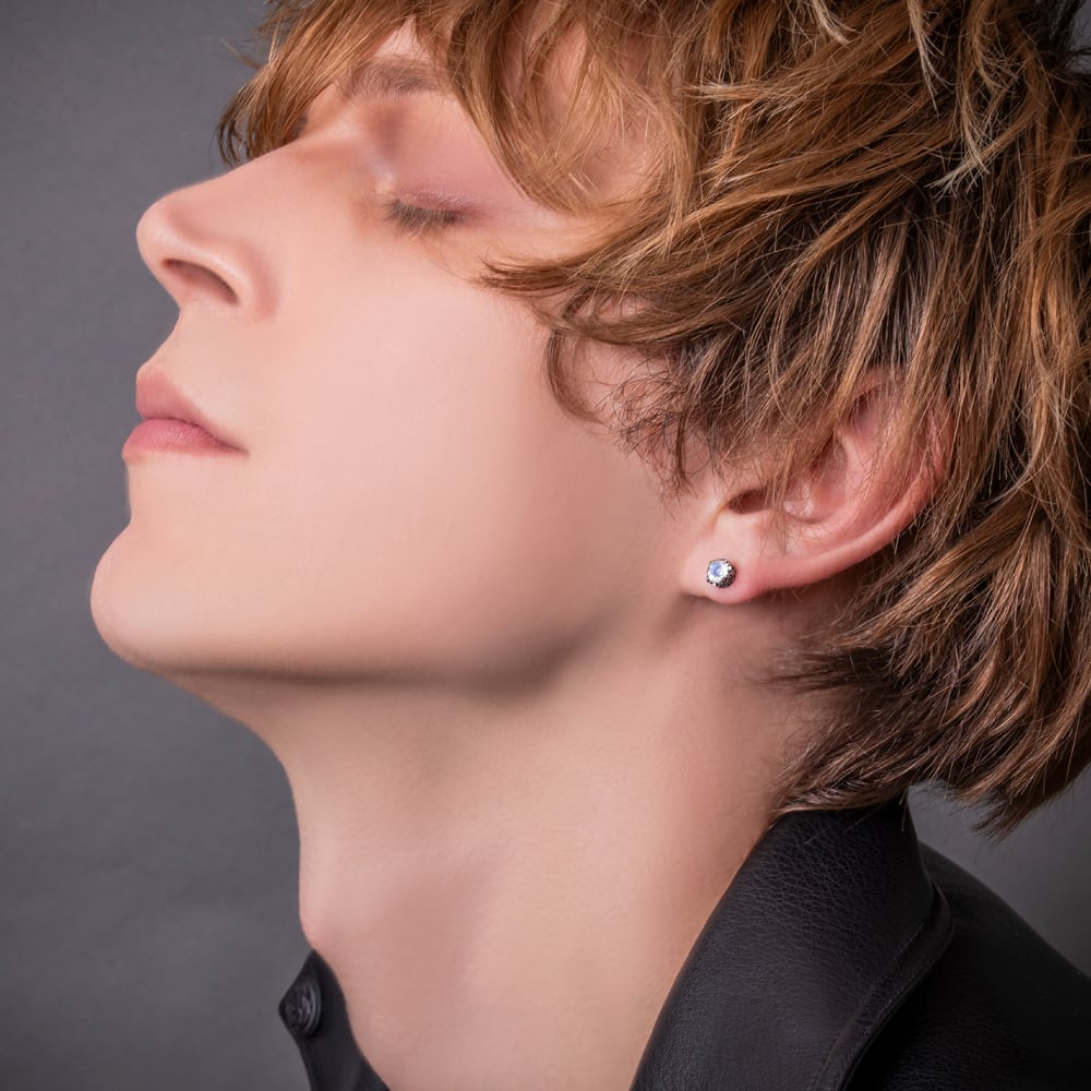 ジュエルクラウンピアス ブルームーンストーン ACE0166 Jewel Crown