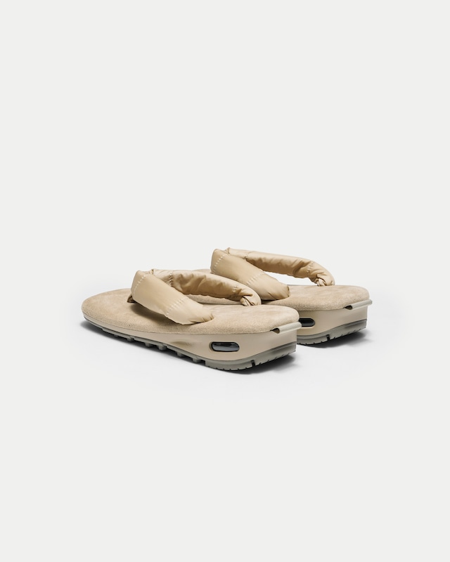 SETTA × SNEAKER “ unda ” / SUEDE PADDED TAUPE
