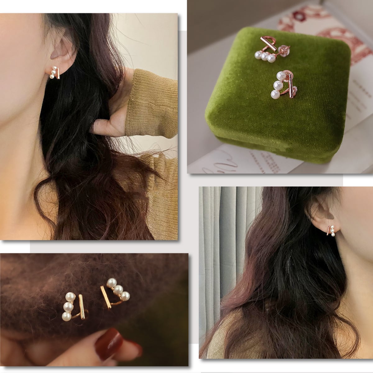 14kgfスコロライトトライアングルピアス/イヤリング Pierce/Earring -Gold/PinkGold- | CRAIFE / クライフ - 感動の