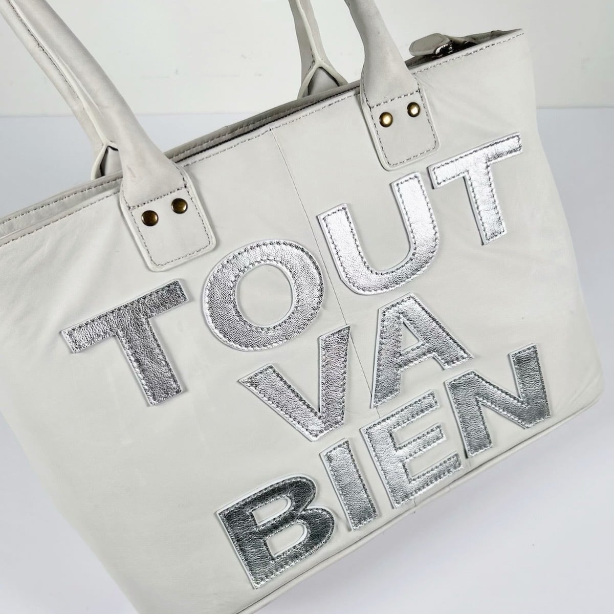 アンバサンド Ampersand LOGO leather tote bag M | Sister by ParisLagar