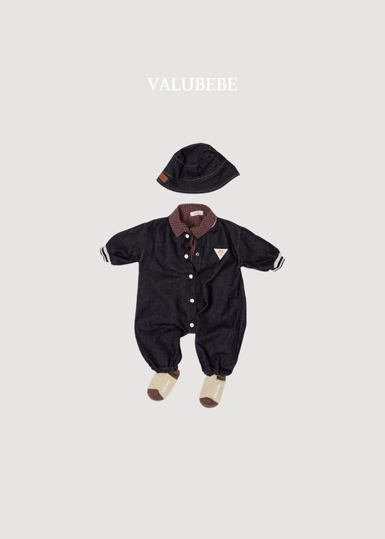 韓国子供服 / 26Autumn / 〖取寄〗valubebe / ベーシック ライン ソックス / ベビー服 / キッズ服 * free *