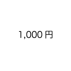 ……………………………… 追加分1000円