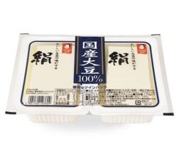 国産ツインパック豆腐　175gx2　絹　タカノフーズ　モーニング・エキスプレス