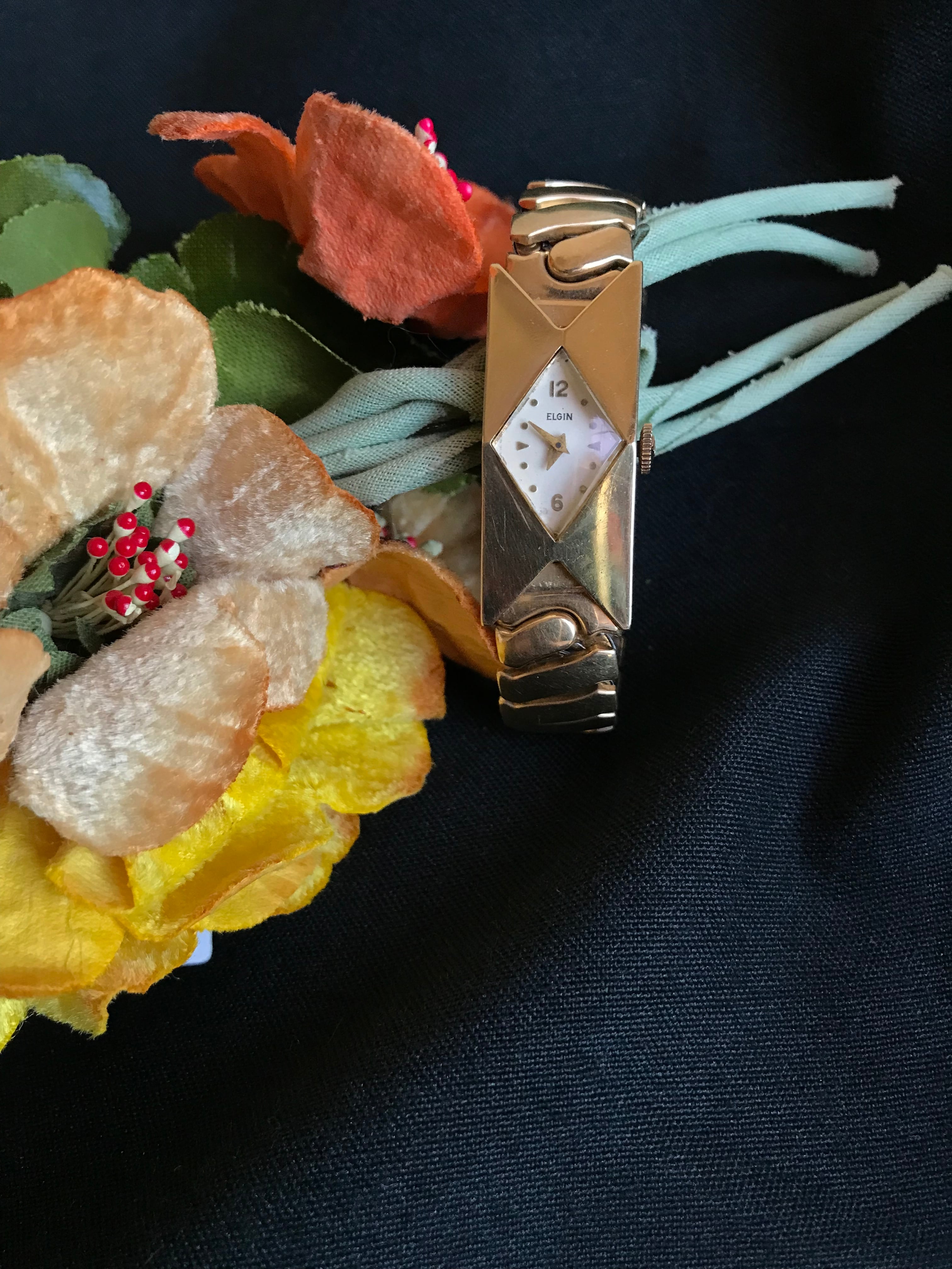 50s ELGIN 14k gold Watch ( ヴィンテージ エルジン ゴールド 腕時計