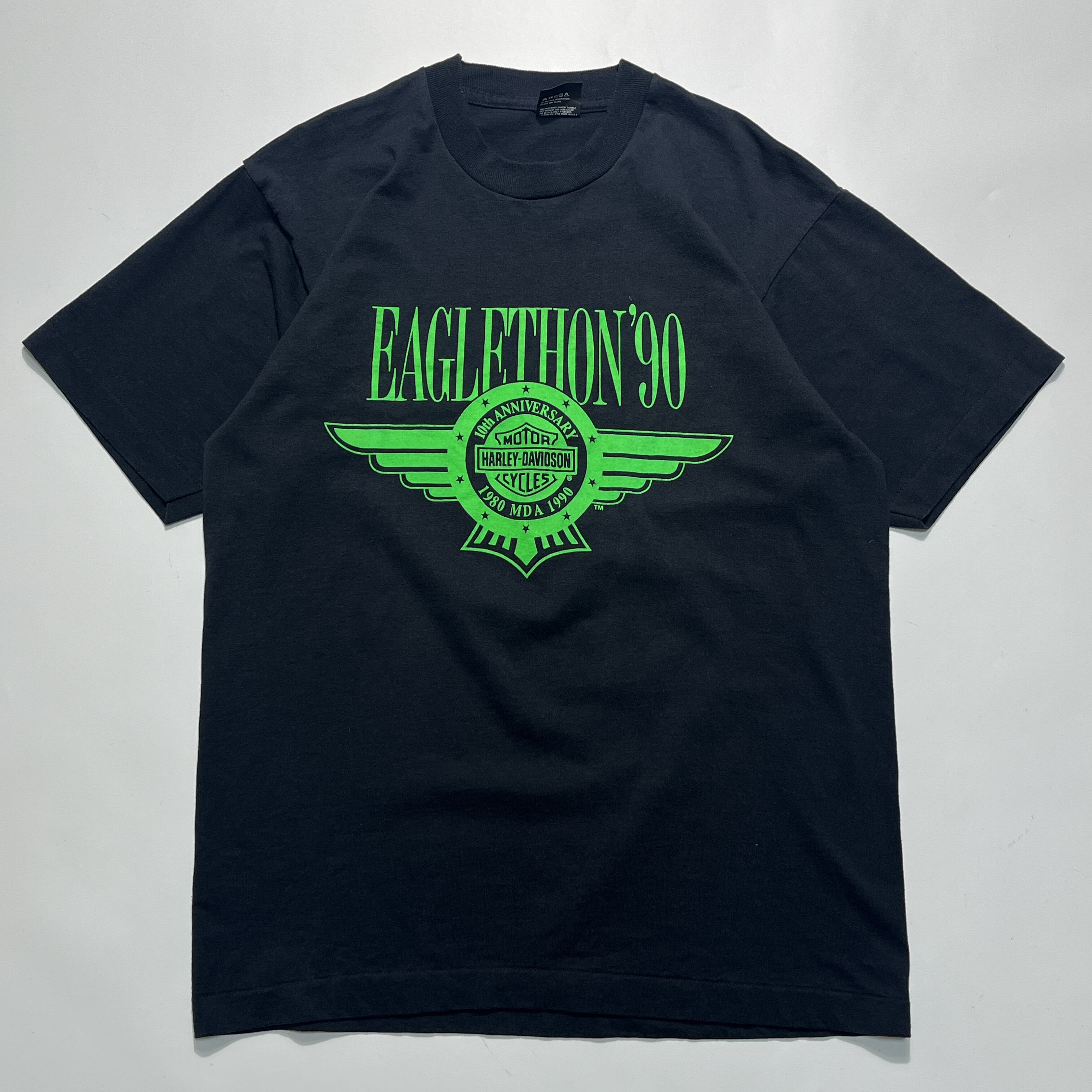 90's HARLEY DAVIDSON USA製 ビンテージTシャツ L 黒 ブラック 90's HARLEY DAVIDSON USA製 ビンテージTシャツ L 黒 ブラック