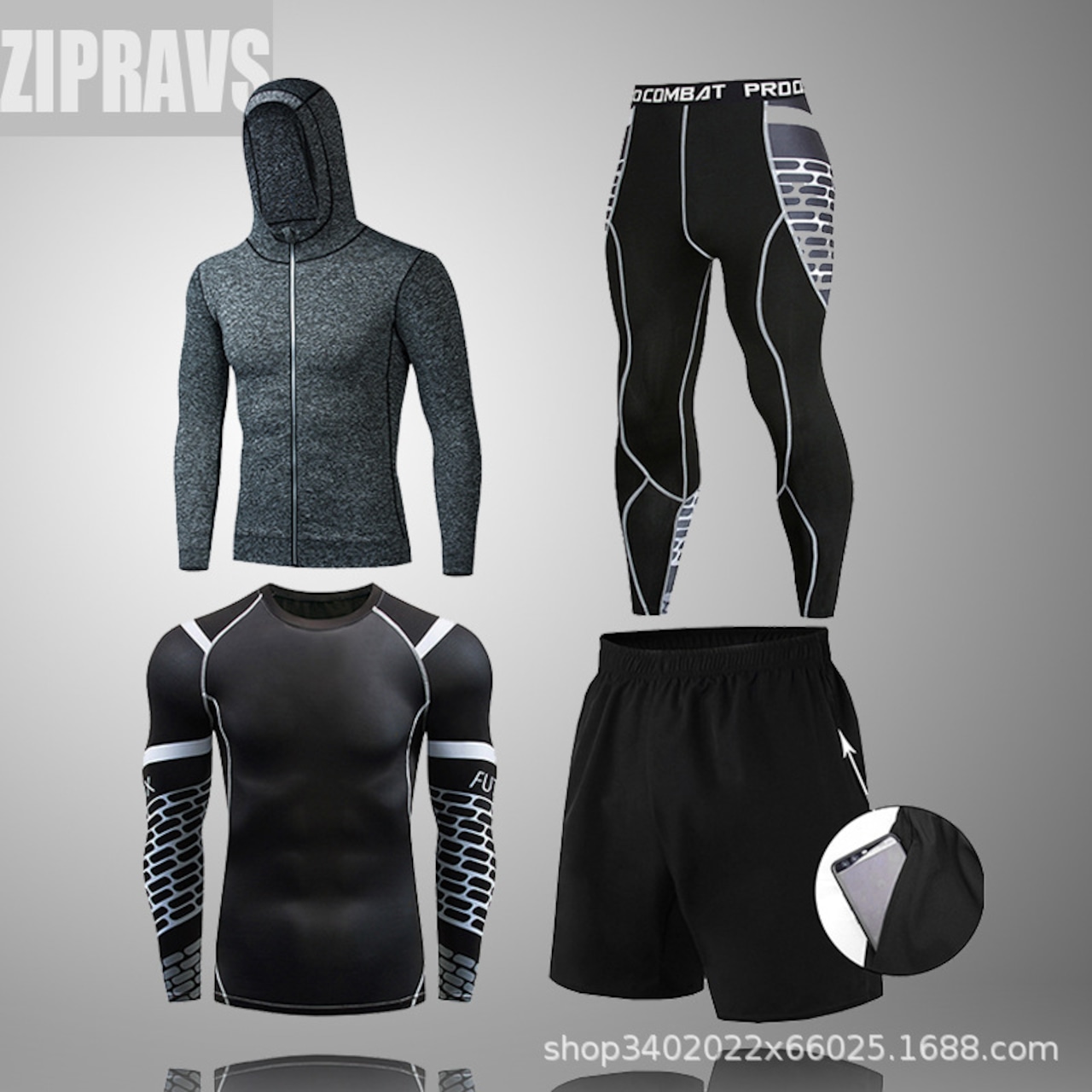 トレーニングウェア&アスレジャー・4点セット