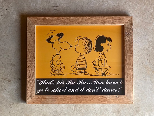60s PEANUTS DATE BOOK POSTER FRAMING【12】