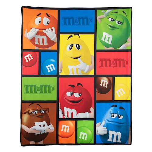 m&m's　フリースブランケット