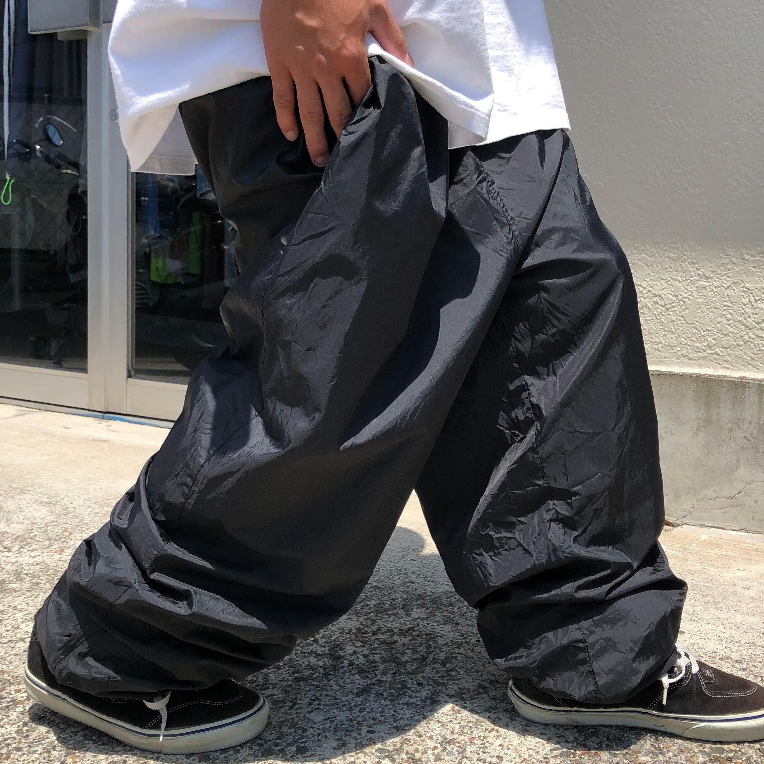 大量購入特価 90s old stussy ナイロン カーゴパンツ ブラック 古着