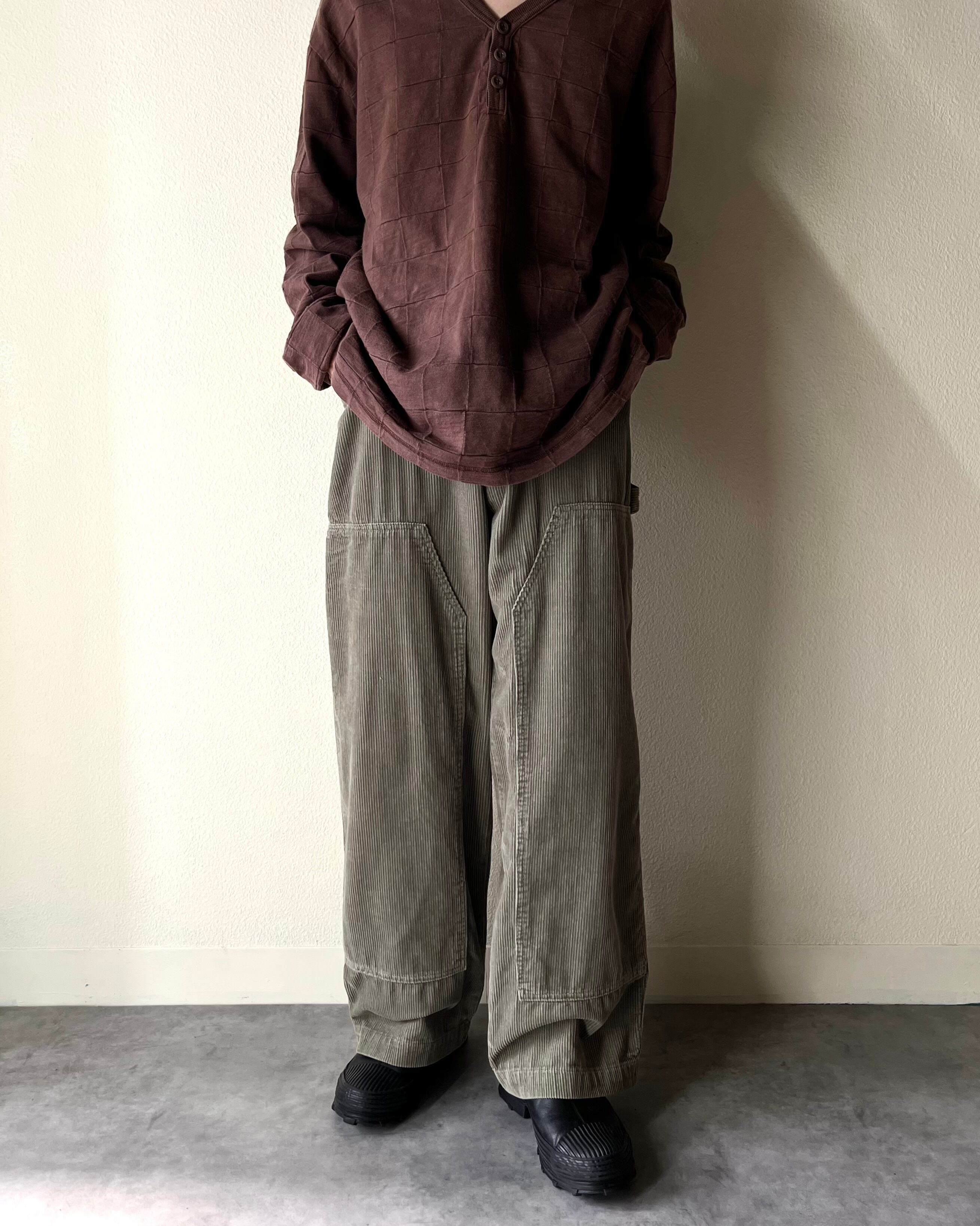 NO BOUNDARIES Double Knee Corduroy Painter Pants