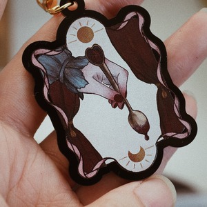 Prisoner's Berry Jam spoon squeezed with Iron Maiden acrylic key ring