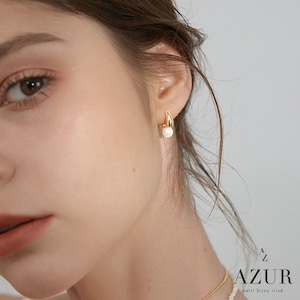 ミニパールピアス