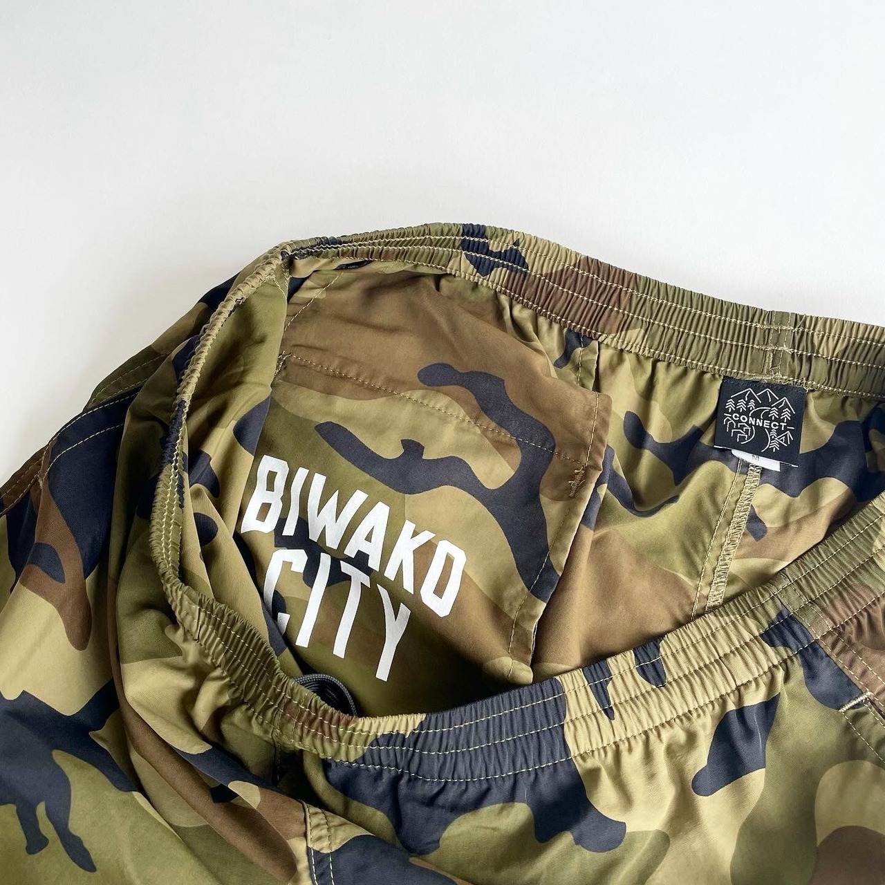 BIWAKO CITY / NYLON SHORTS / CAMO