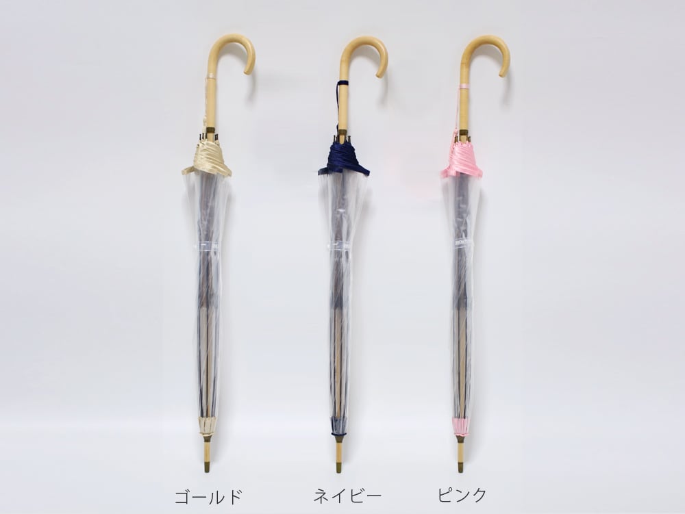 ホワイトローズ ビニール傘 縁結 雅 （えんゆうみやび）【 White ROSE