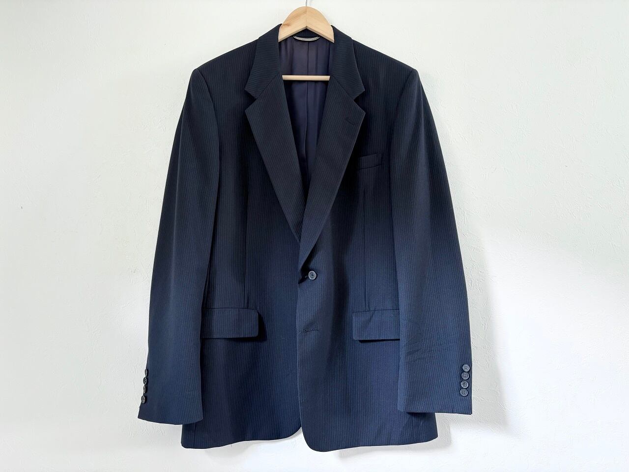 80~90s Christian Dior MONSIEUR Stripe tailored jacket TAILORED IN USA