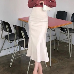 スカート レディース 送料無料 2色 マーメイドスカート タイトフレアスカート ロングスカート ミモレ丈 おしゃれ スタイル 小顔見せ 着痩せ 体形カバー インスタ トレンド きれいめ かわいい  エレガント フェミニン 女子会 フォーマル 参観日 お出かけ オフィス  通勤 OL ビジネス シンプル 無地 大人かわいい スタイルアップ ハイウエスト カラーバリエーション オフホワイト ブラック ベーシック 着回し マーメイドライン フィッシュテール チューリップライン