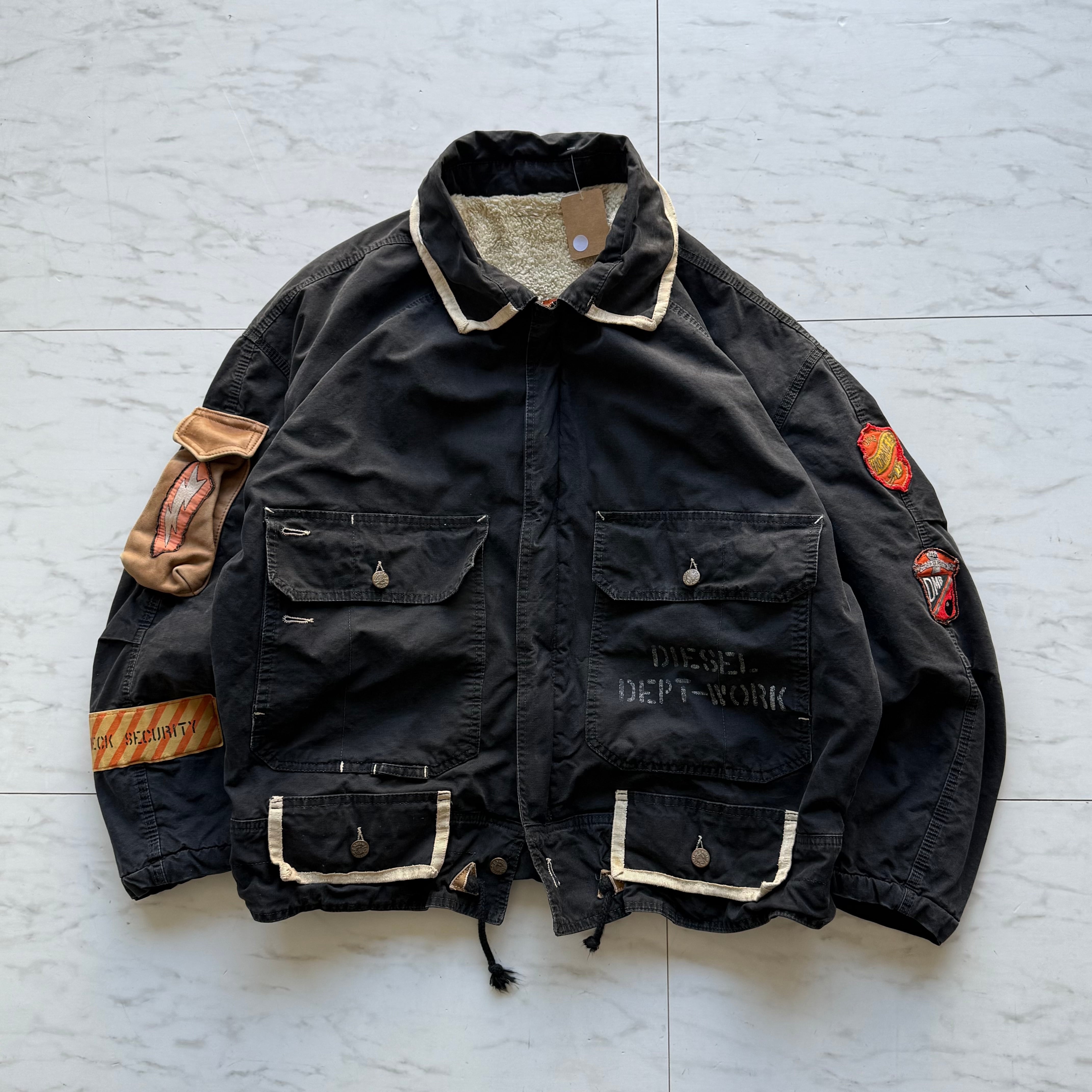 90s〜 ITALY製 DIESEL DEPT-WORK jacket men'sXL程 | 古着butterfly