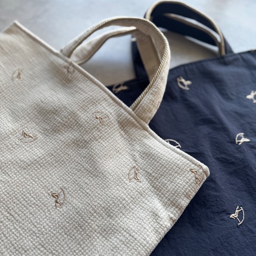 木馬刺繍レッスンバッグ