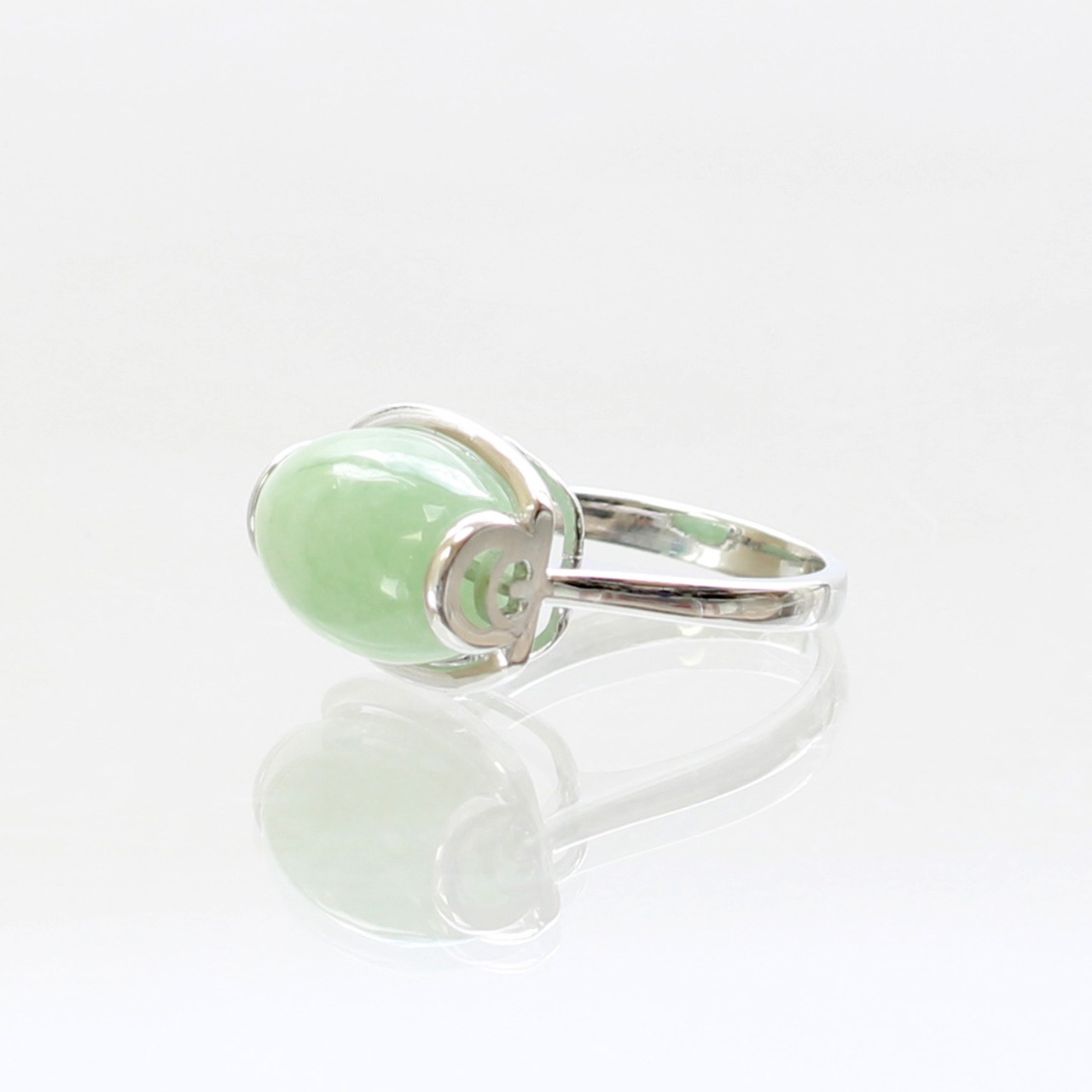 SVナツメ翡翠リング A貨翡翠 jd_rg1618