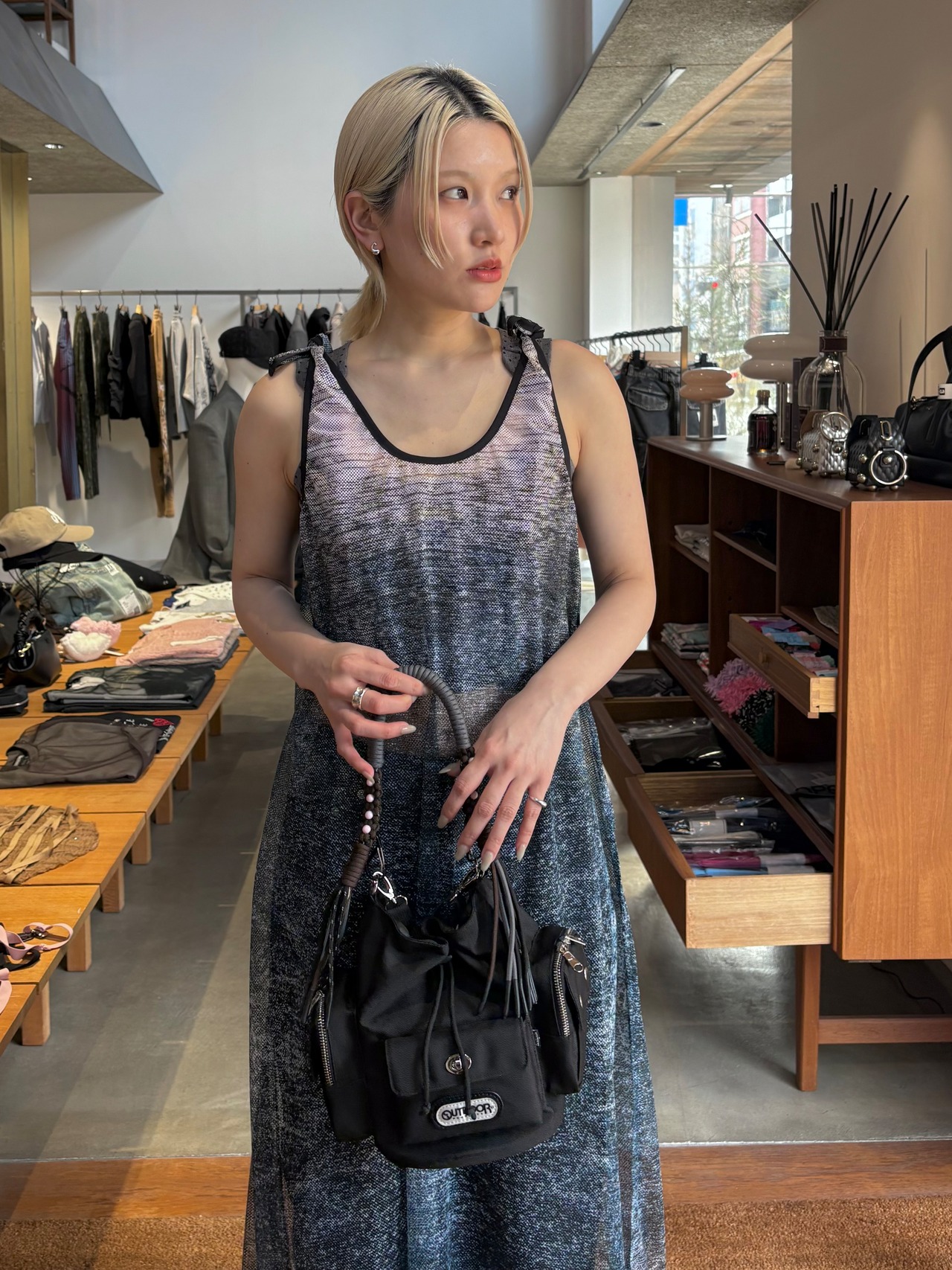 【26SS】NONTOKYO ノントーキョー / 2wayバッグ / 2WAY MULITI POCKET POUCH BAG feat.OUTDOOR (BLACK) - 2