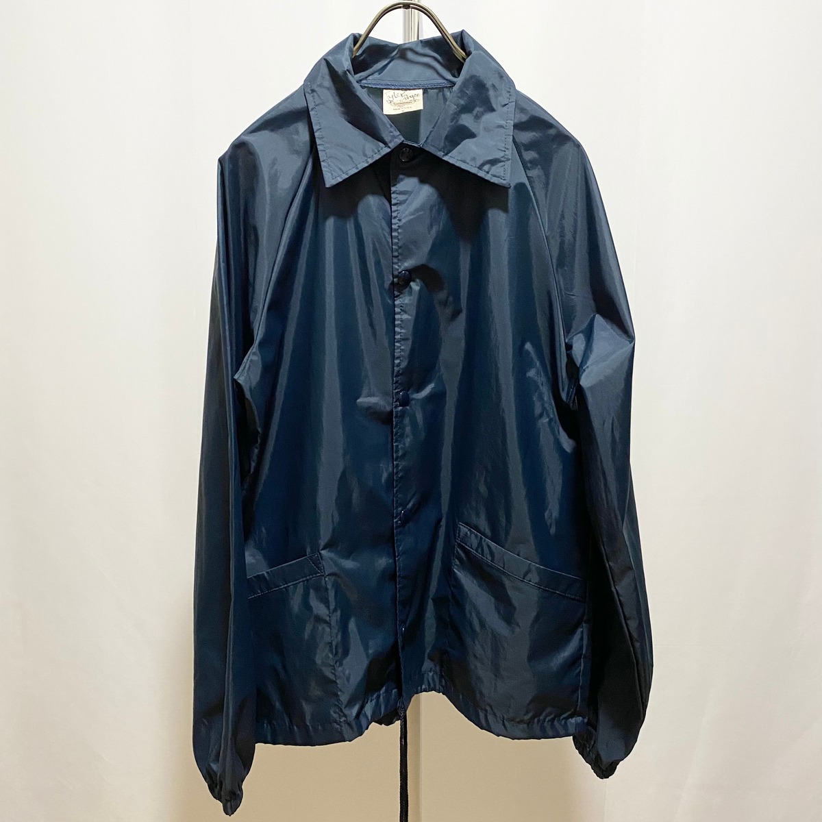 AUBURN Sportswear Coach Jacket Navy Made in USA | IDLS Online