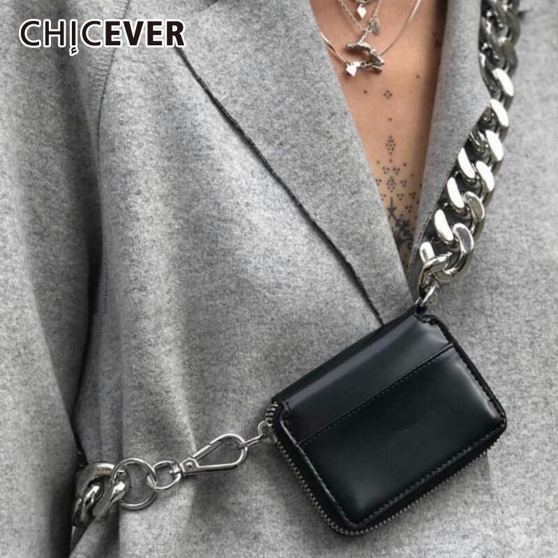CHICEVERパッチワークメタルチェーンレディースバッグロングヒットカラークロスボディバッグ2020夏春服 スプリング 春物 サマー 夏物 6base566986448620