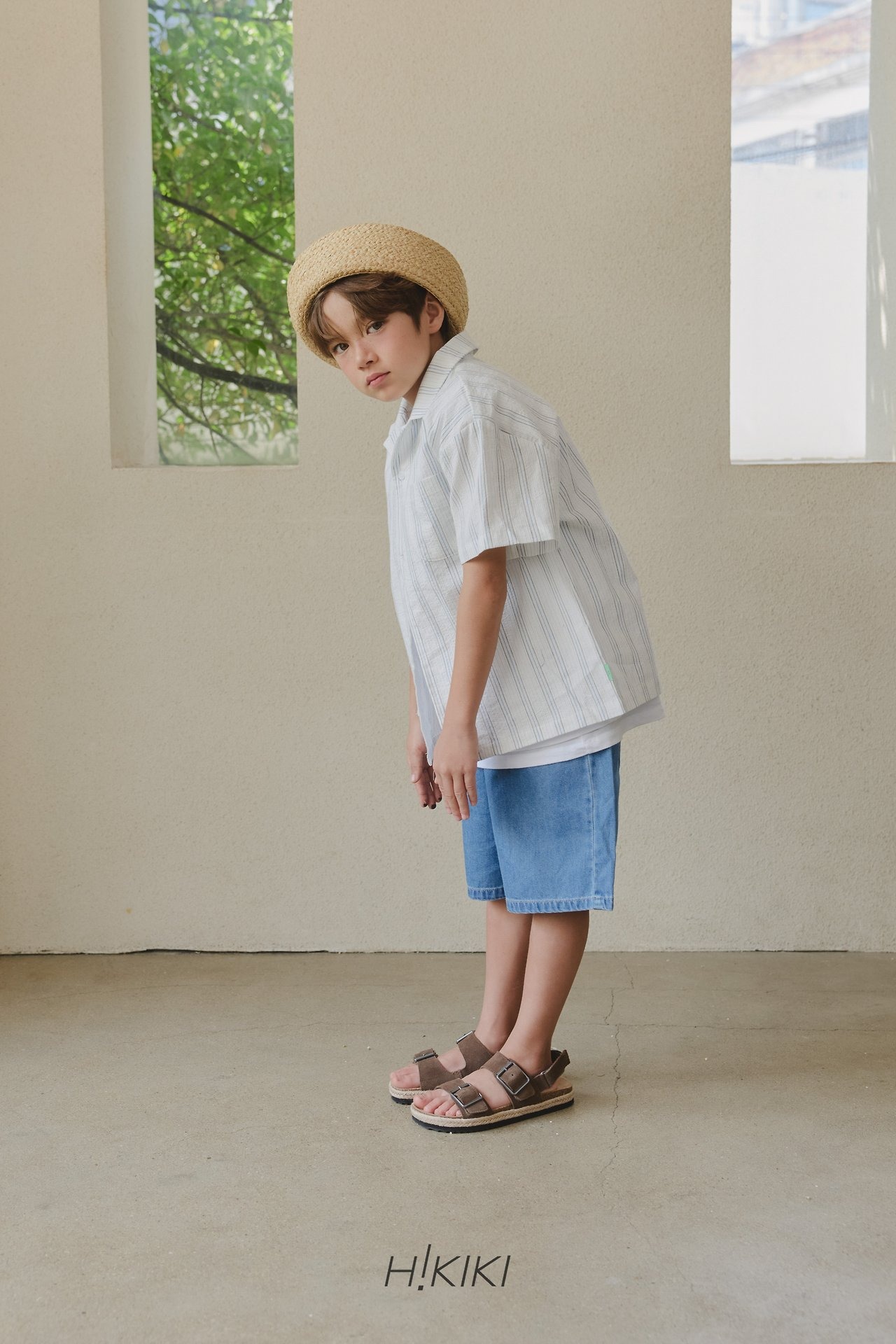 [H!KIKI] Safari shirt (13/15/17/19) / [하이키키] 사파리셔츠 (13/15/17/19)
