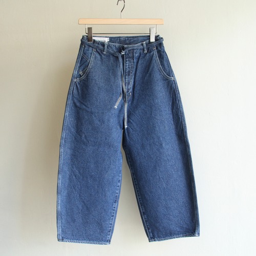 JOICEADDED【 womens 】round wide denim trousers