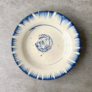 【2215A】小皿 ベトナム 幻の陶器 ソンベ焼き ソンベ song be ビンテージ 50-60s