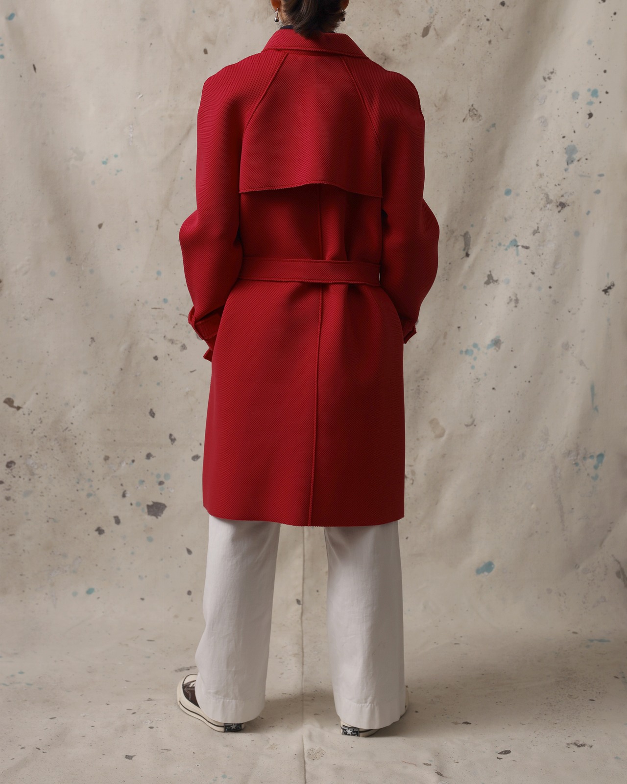 Lanvin / Mesh Belted Coat