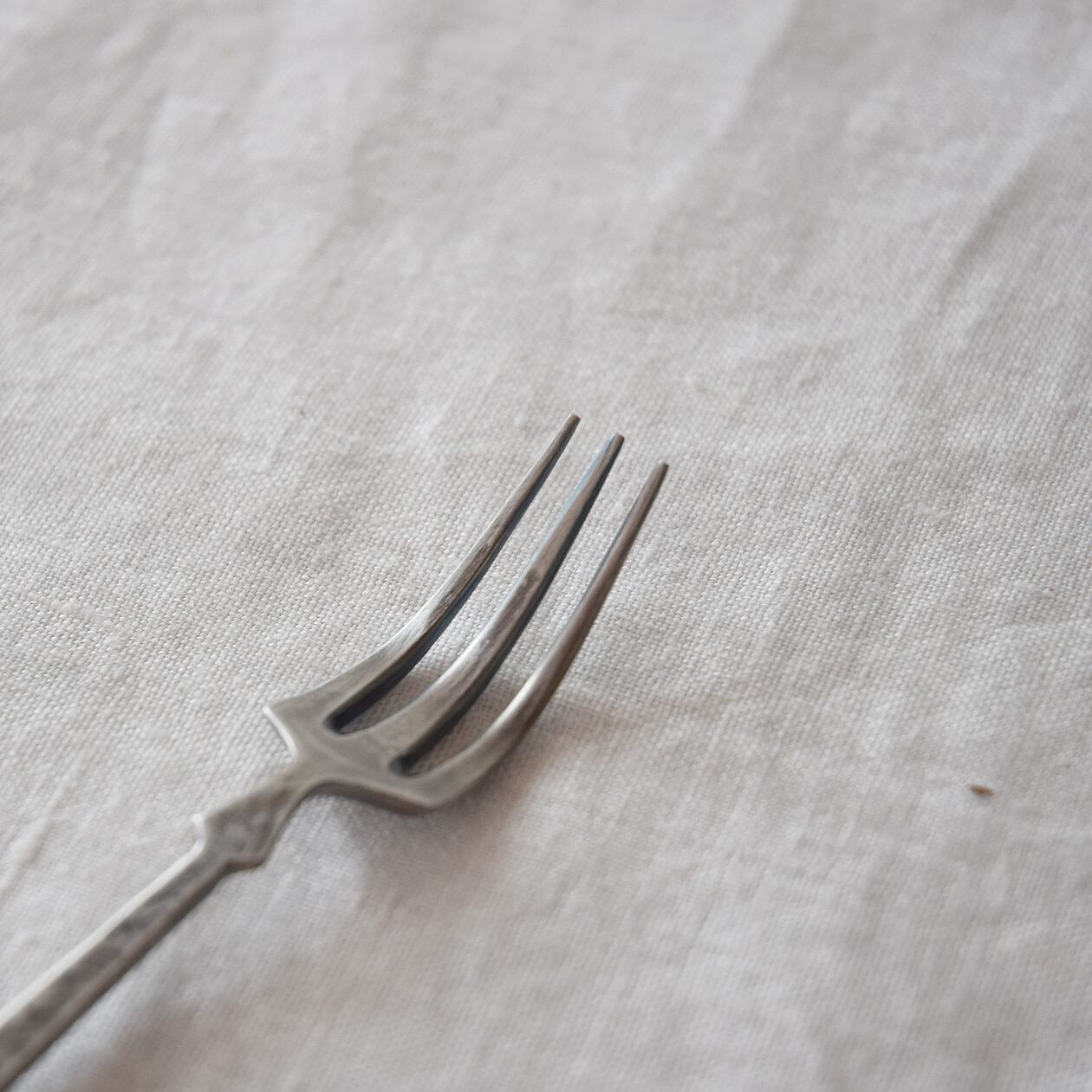 永島義教 Yoshinori Nagashima デザートフォーク いぶし 21 | les