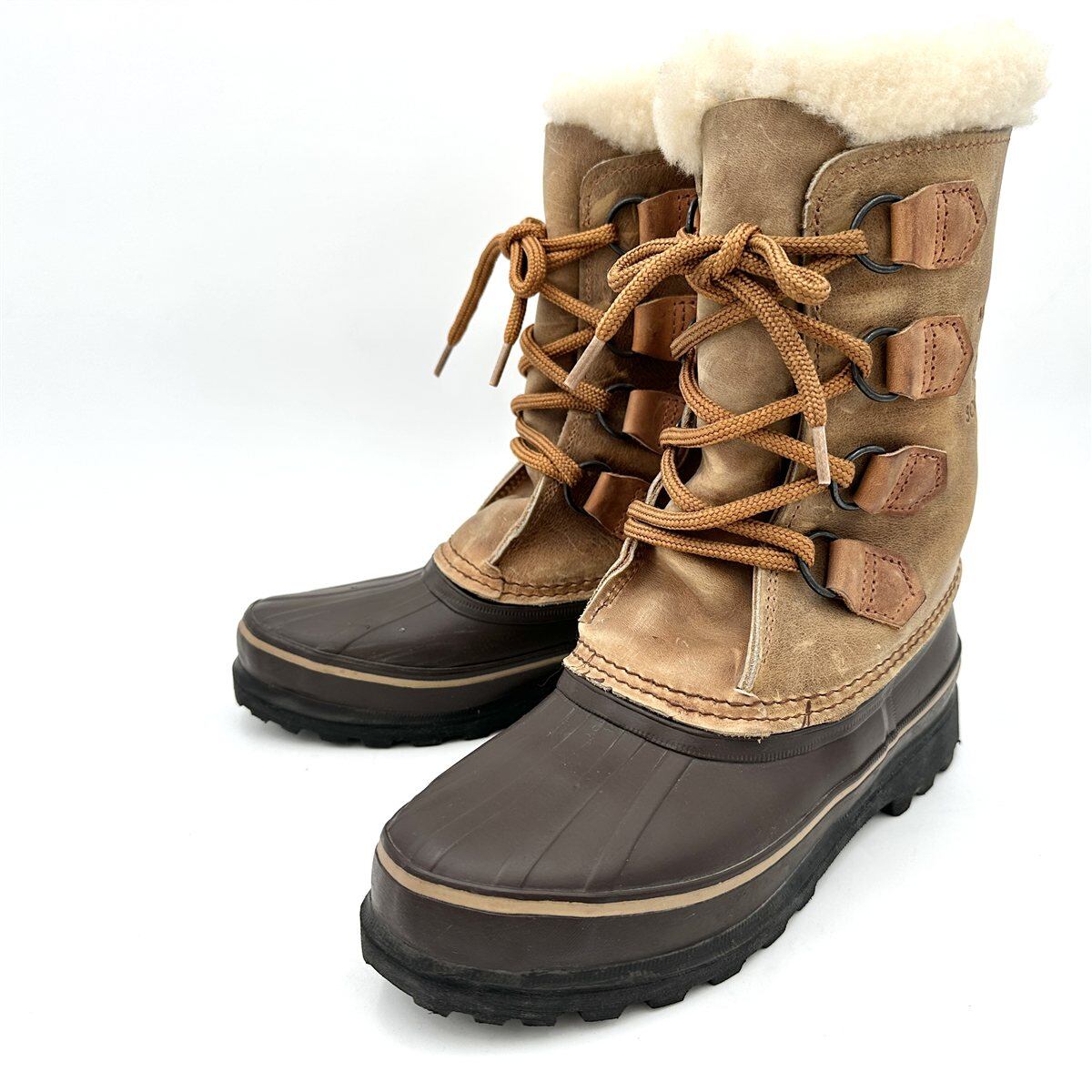 SOREL カリブー スノーブーツ ウォータープルーフ ブラウン