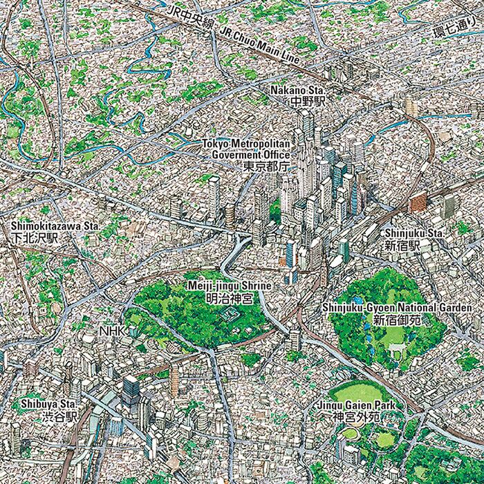 ジオラマ東京 B2判ポスター | ジェオ オフィシャルショップ