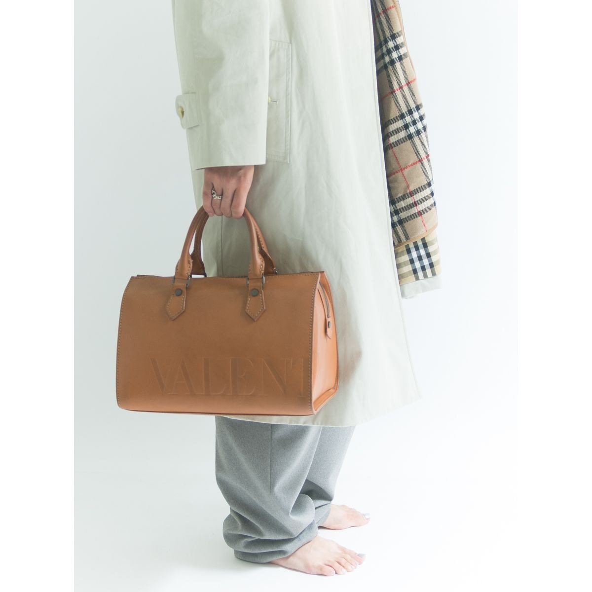 VALENTINO GARAVANI】（オールド ヴァレンティノ レザー ボストン 